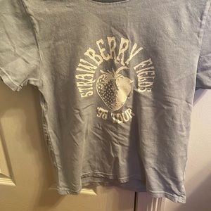 brandy melville strawberry fields shirt